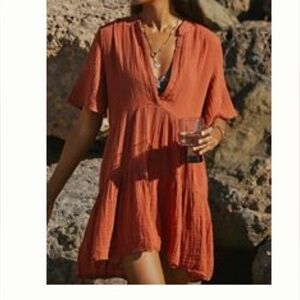Celandine by Anthropologie NWT SZ S The Kallie flowy tunic dress or cover up